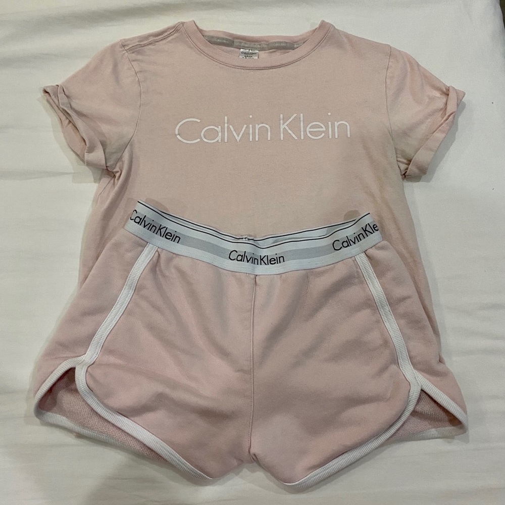 Calvin Klein Powder Pink Set